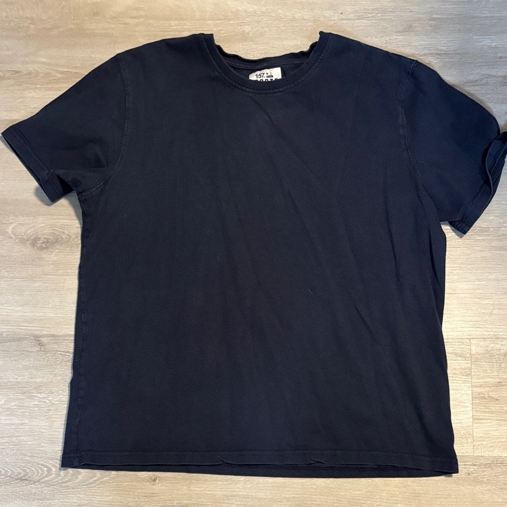 Roots Black Short Sleeve Men's Tee